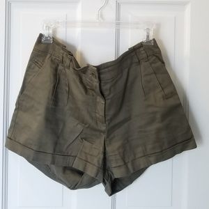 Cotton Canvas Shorts